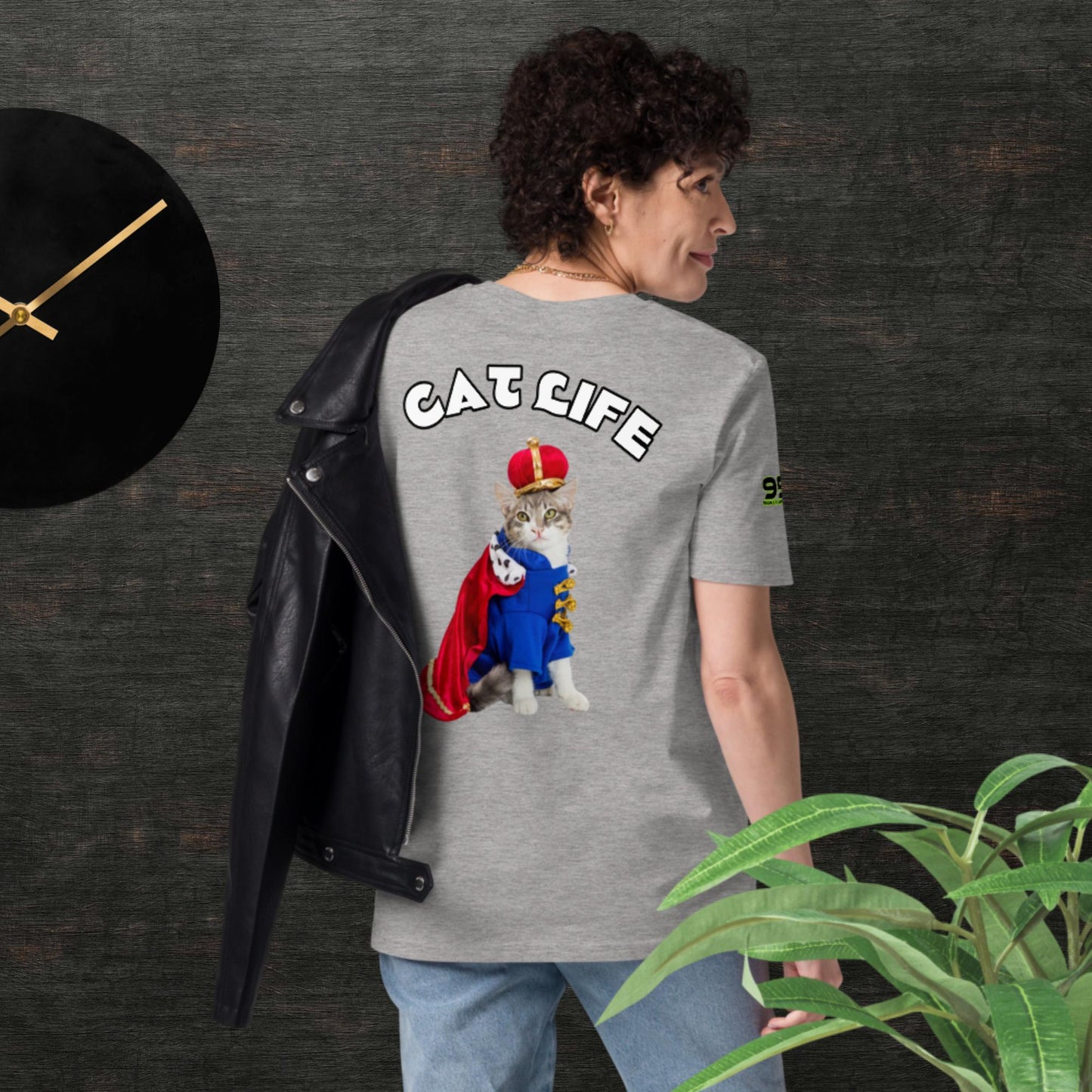 Cat Life VI 954 Signature Unisex organic cotton t-shirt
