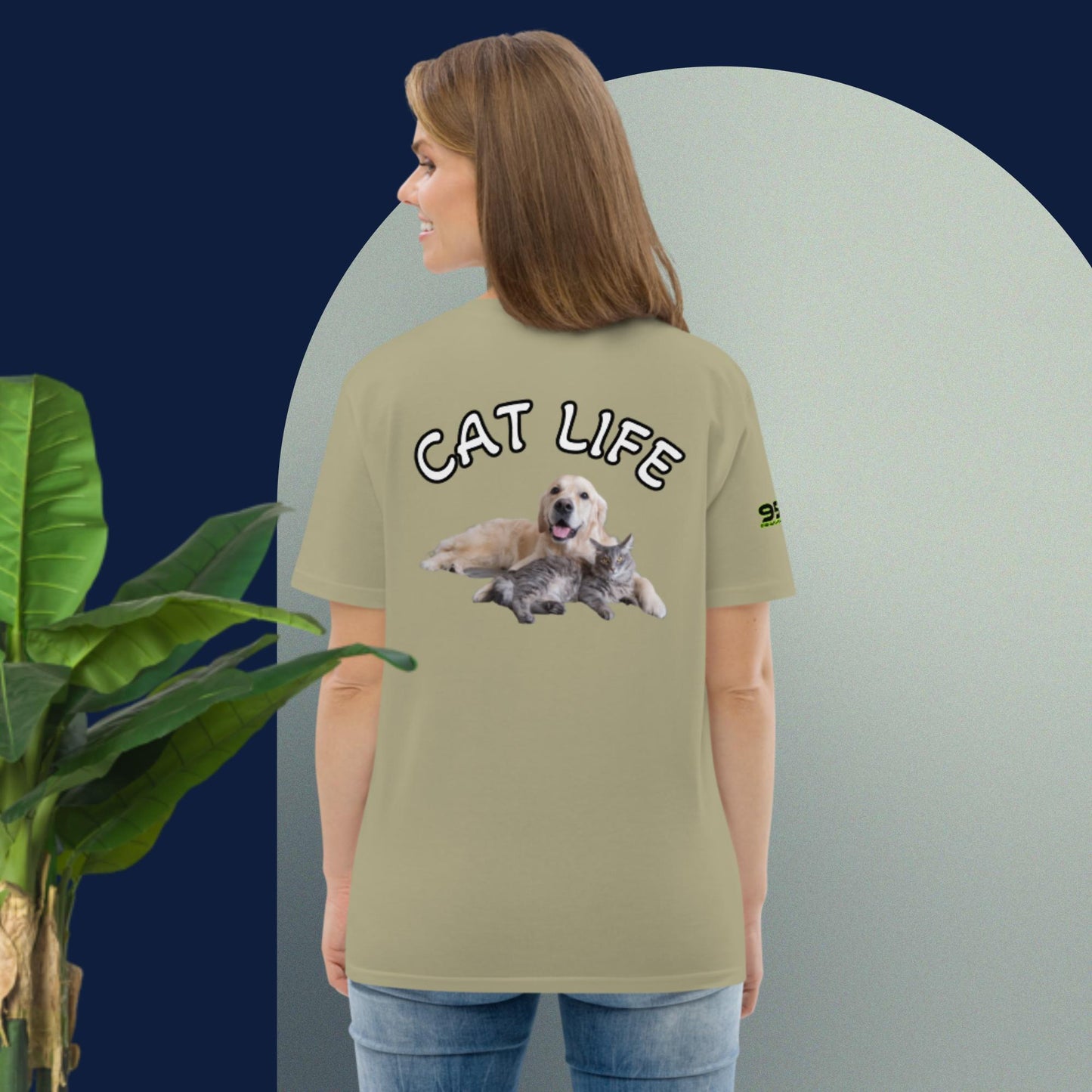 Cat Life VIII 954 Signature Unisex organic cotton t-shirt