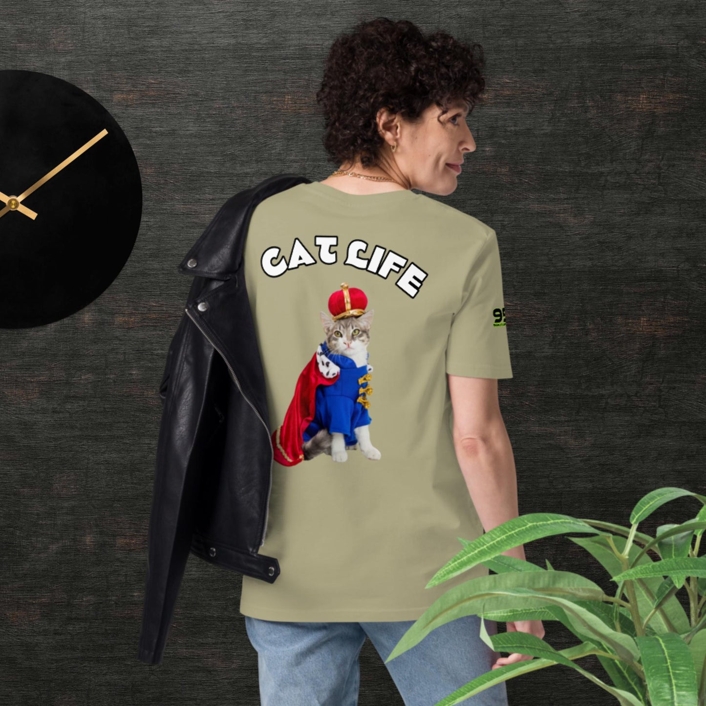 Cat Life VI 954 Signature Unisex organic cotton t-shirt