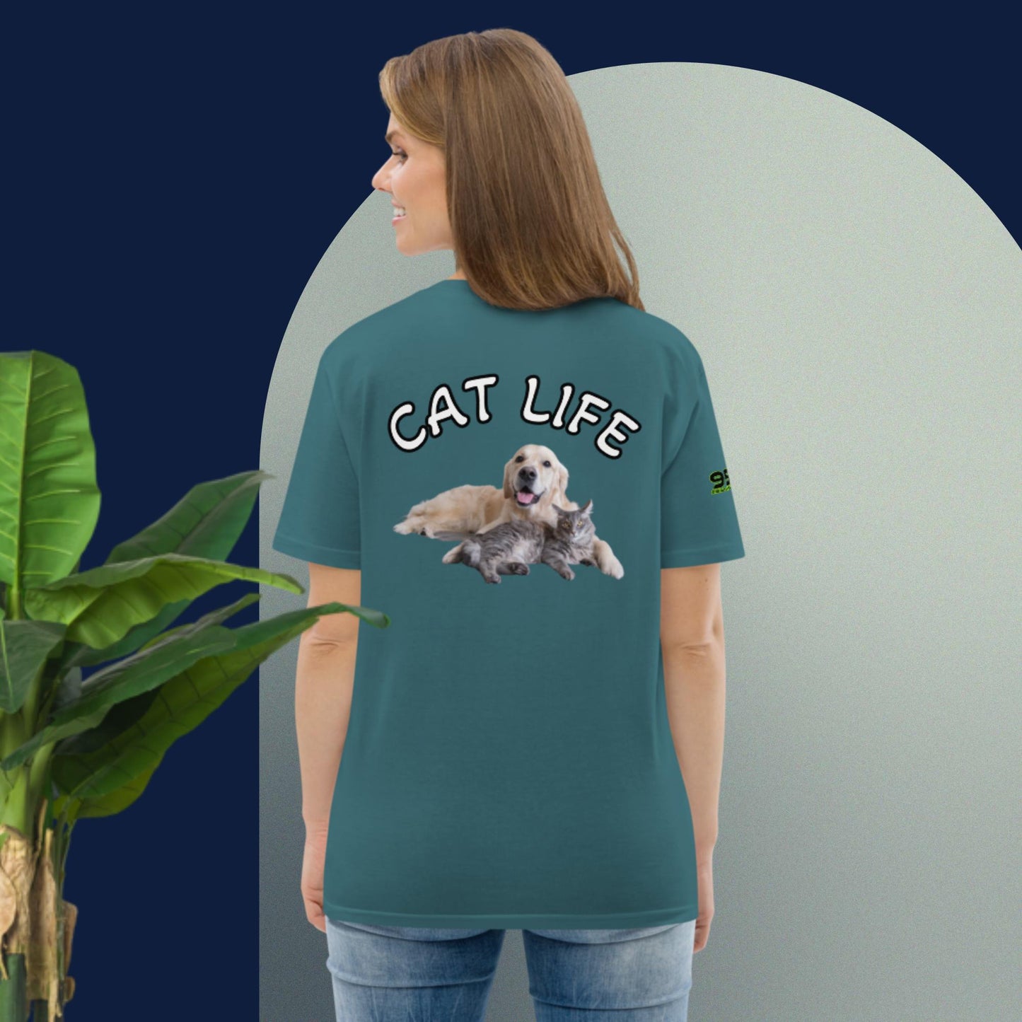 Cat Life VIII 954 Signature Unisex organic cotton t-shirt