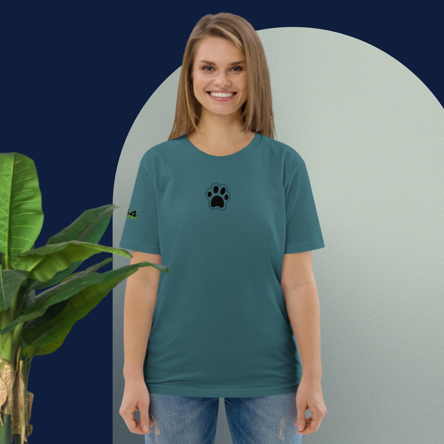 Cat Life VIII 954 Signature Unisex organic cotton t-shirt