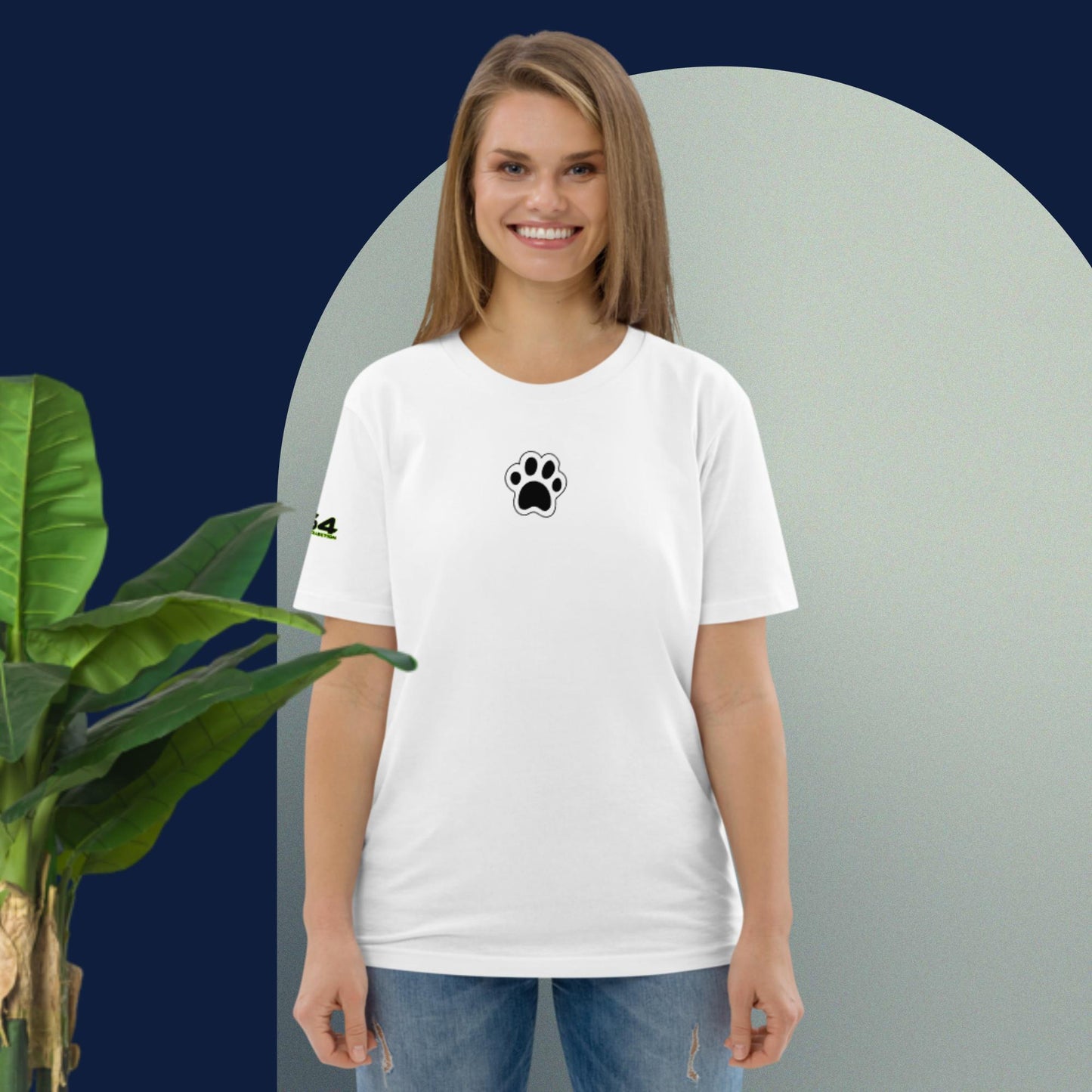 Cat Life VIII 954 Signature Unisex organic cotton t-shirt