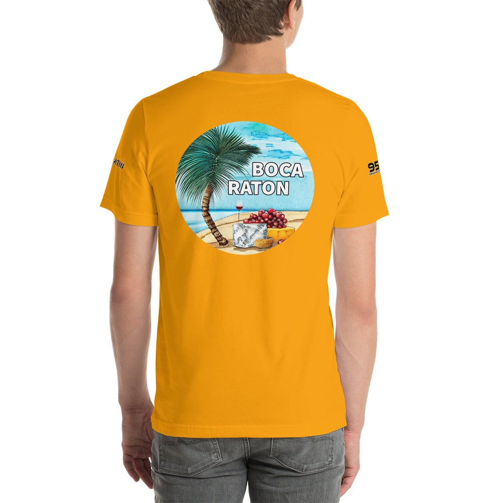 Boca Raton Wine Signature Unisex t-shirt