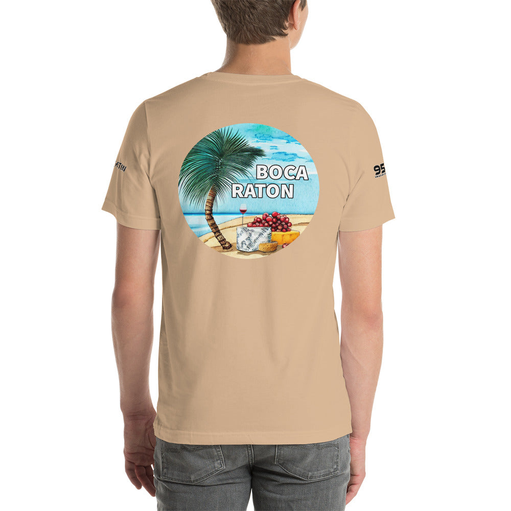 Boca Raton Wine Signature Unisex t-shirt