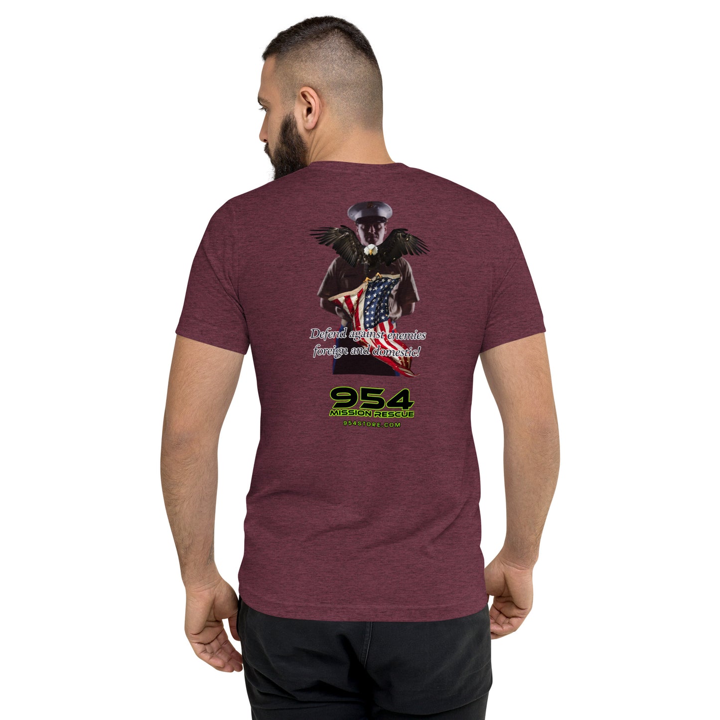 America 1st Marine 954 Short sleeve t-shirt