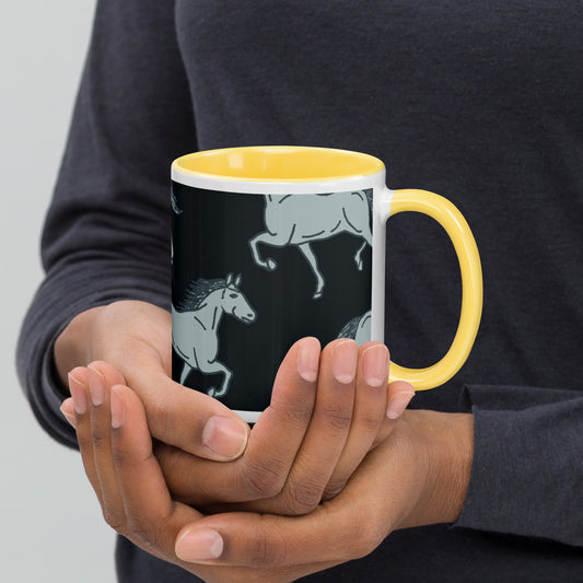 954 Horse Mug with Color Inside
