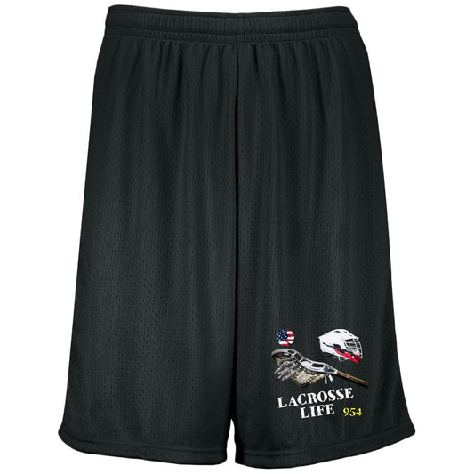 Lacrosse Life Moisture-Wicking 9 inch Inseam Mesh Shorts