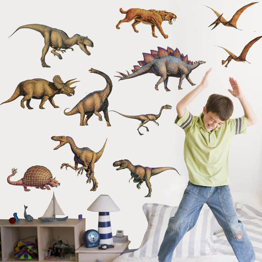 Lifelike Prehistoric Dinosaur Wall Decals