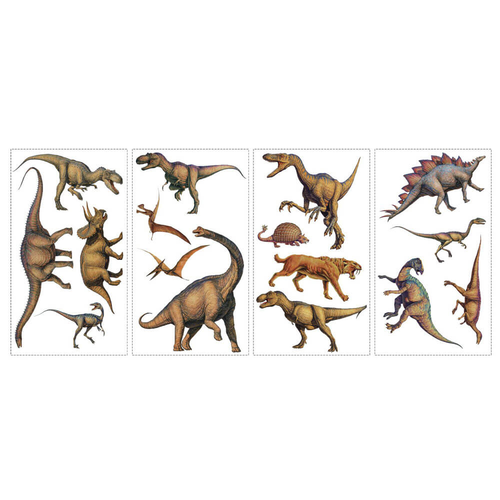 Lifelike Prehistoric Dinosaur Wall Decals