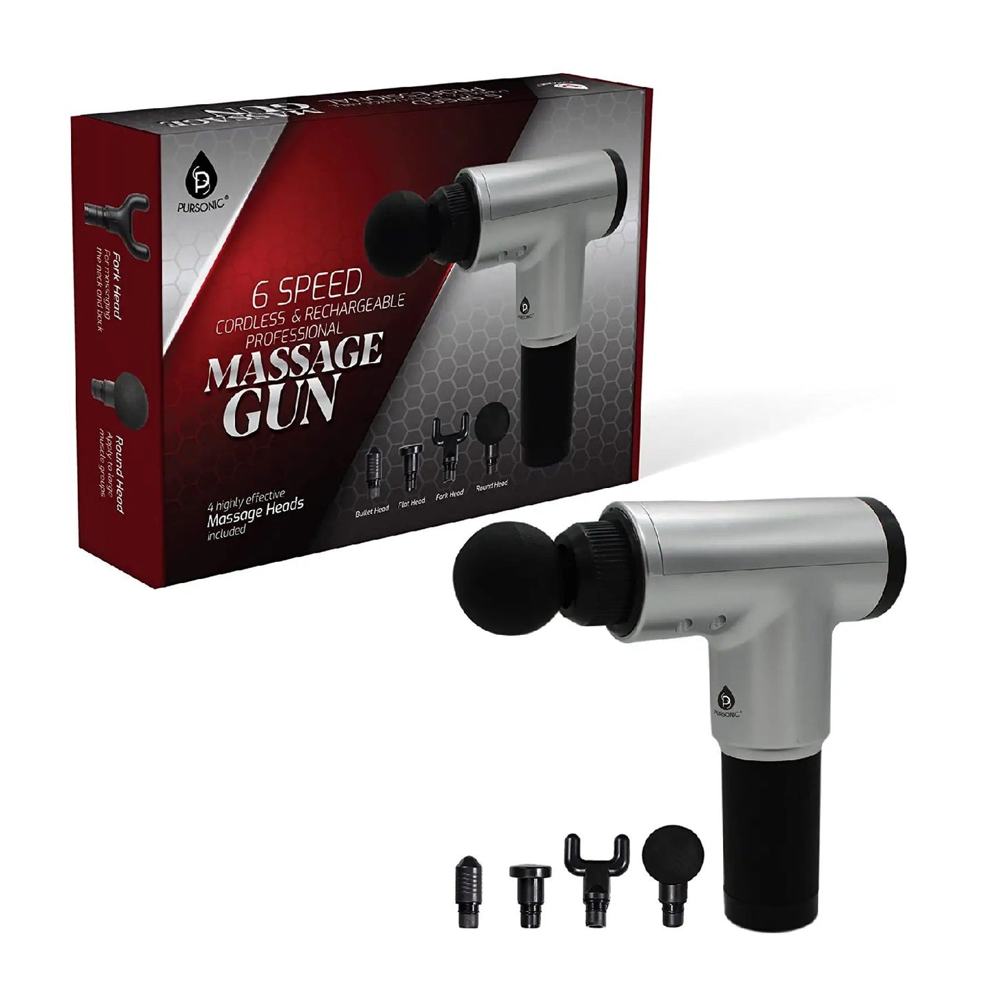 6 Speed Cordless & Rechargeable Professional Massage Gun