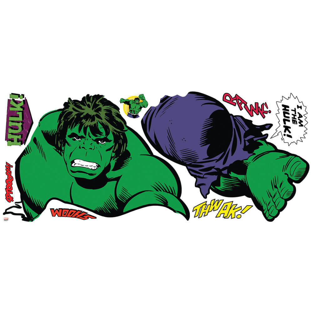 Marvel Comics "Hulk" Classic Wall Decal | 42"x43.7"