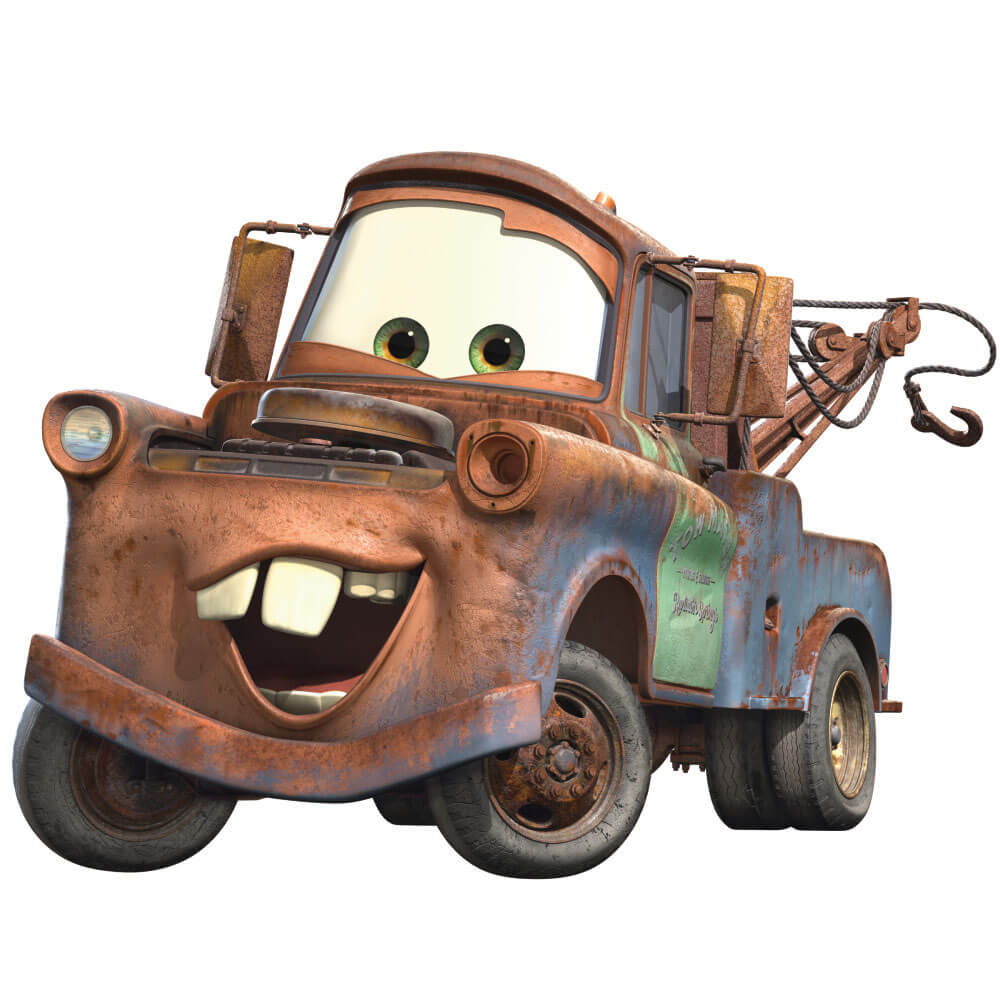 Disney "Cars 2" Mater Wall Decal | 24"x29"