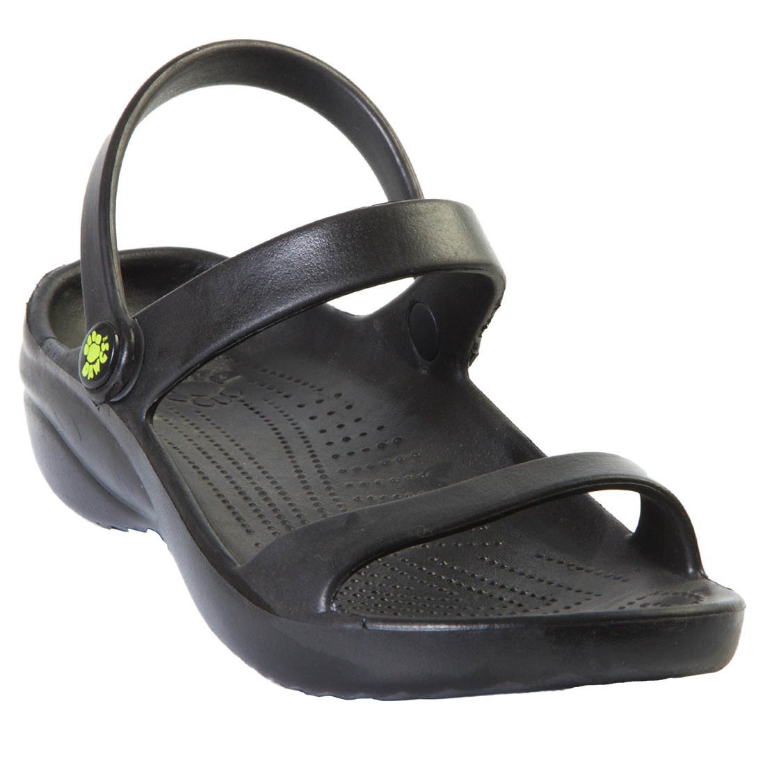 Women's 3-Strap Sandals - Black