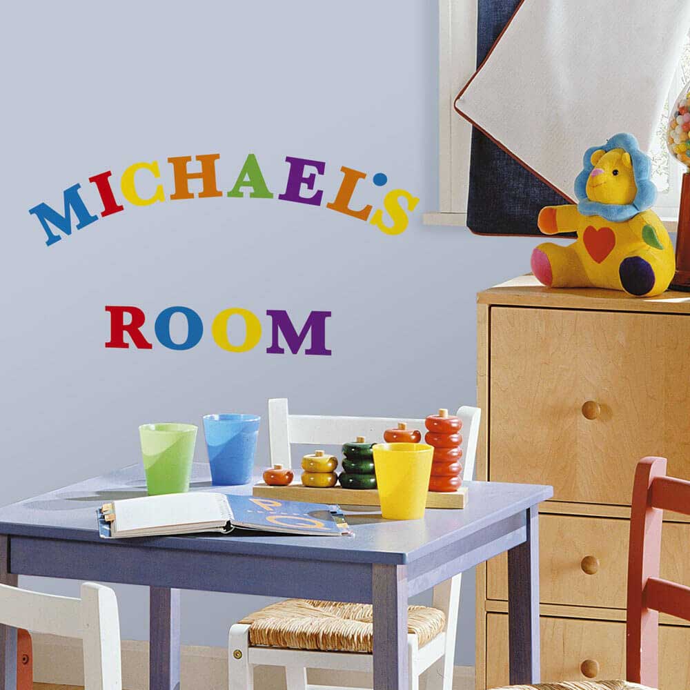 Primary Letters Wall Decals