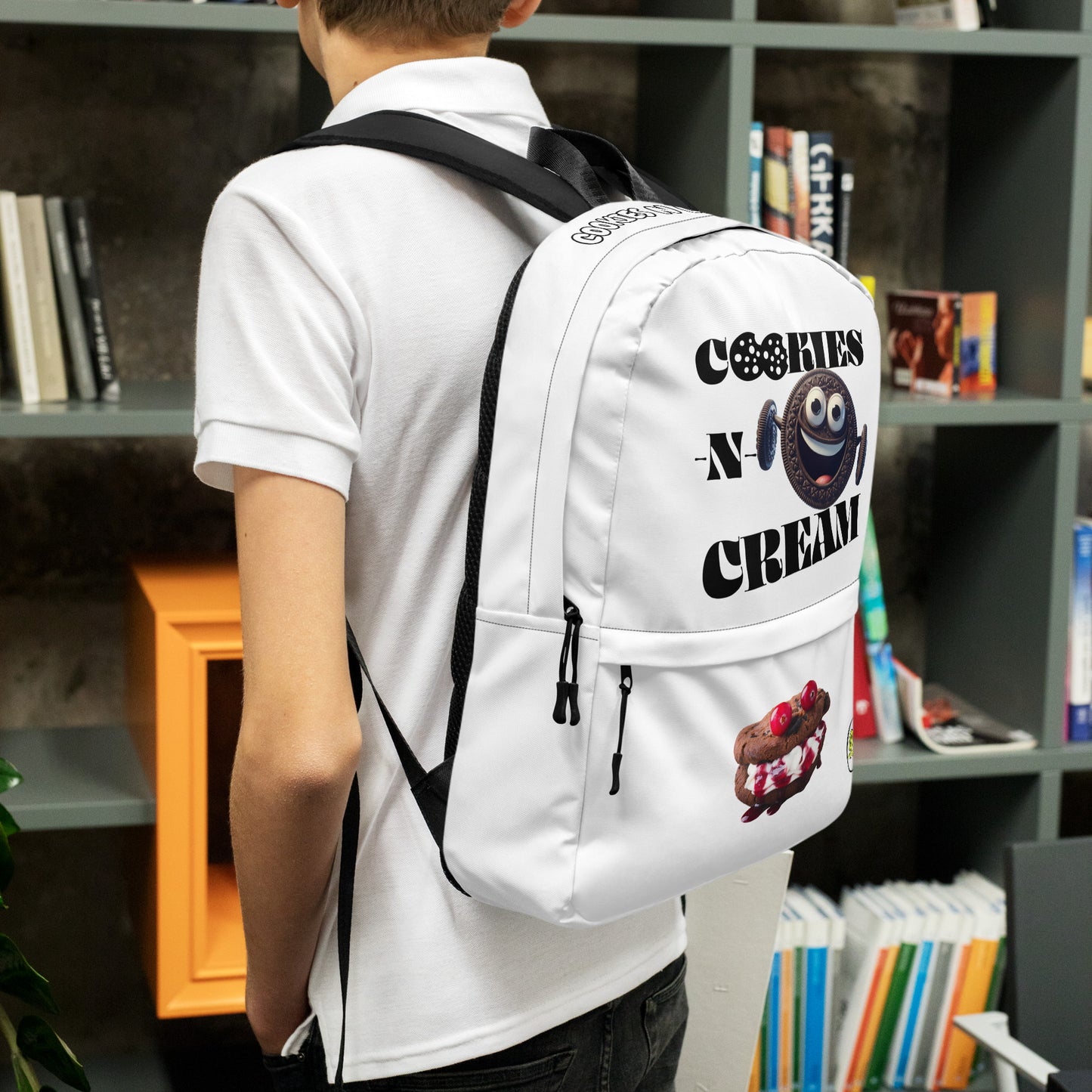 Cookies N Cream 954 Signature White Backpack