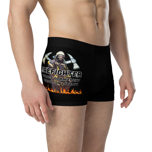 Firefighter Axes Black Boxer Briefs