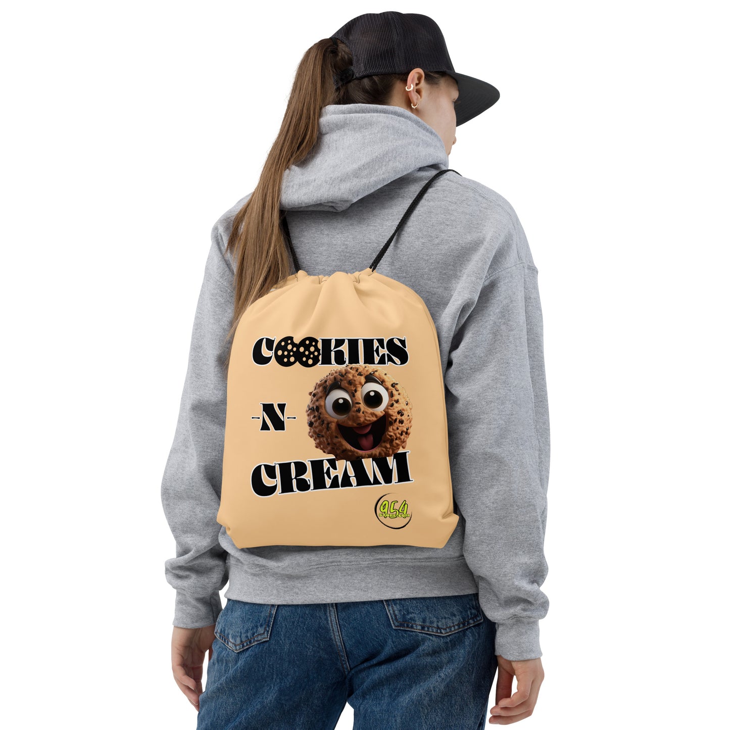 Cookies N Cream #5 954 Signature Drawstring bag