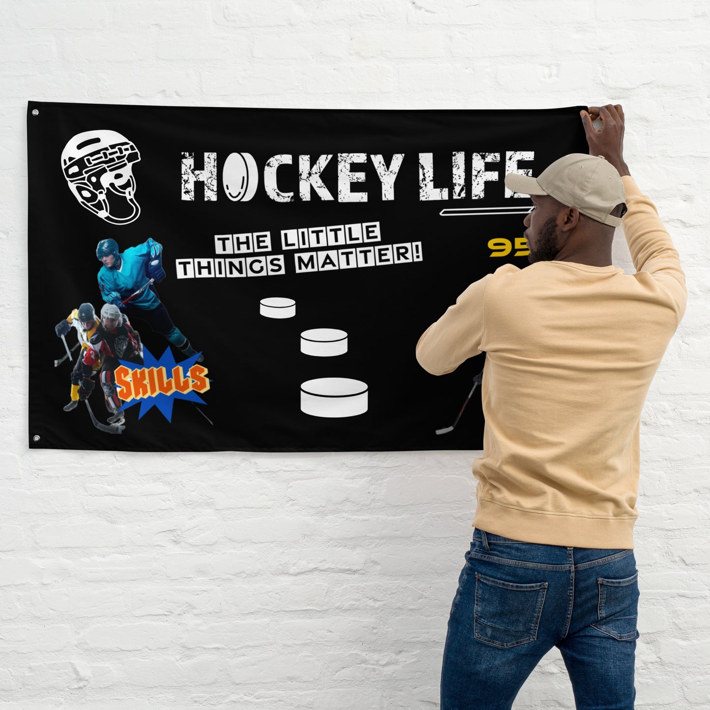 Hockey LIfe 954 Signature Flag