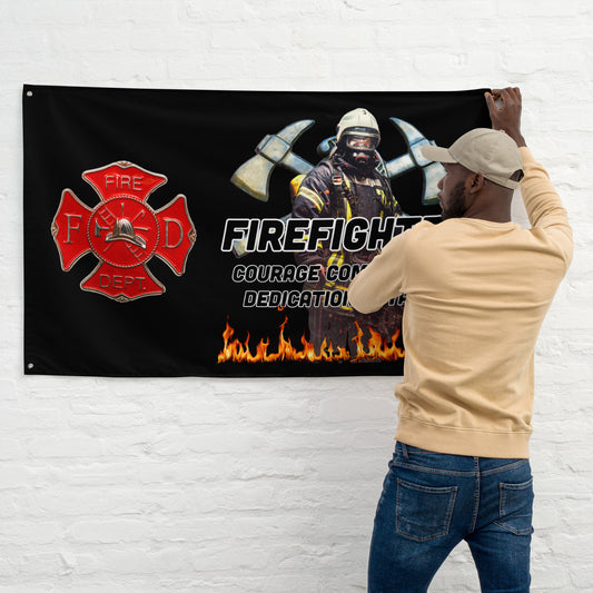 Firefighter 954 Flag