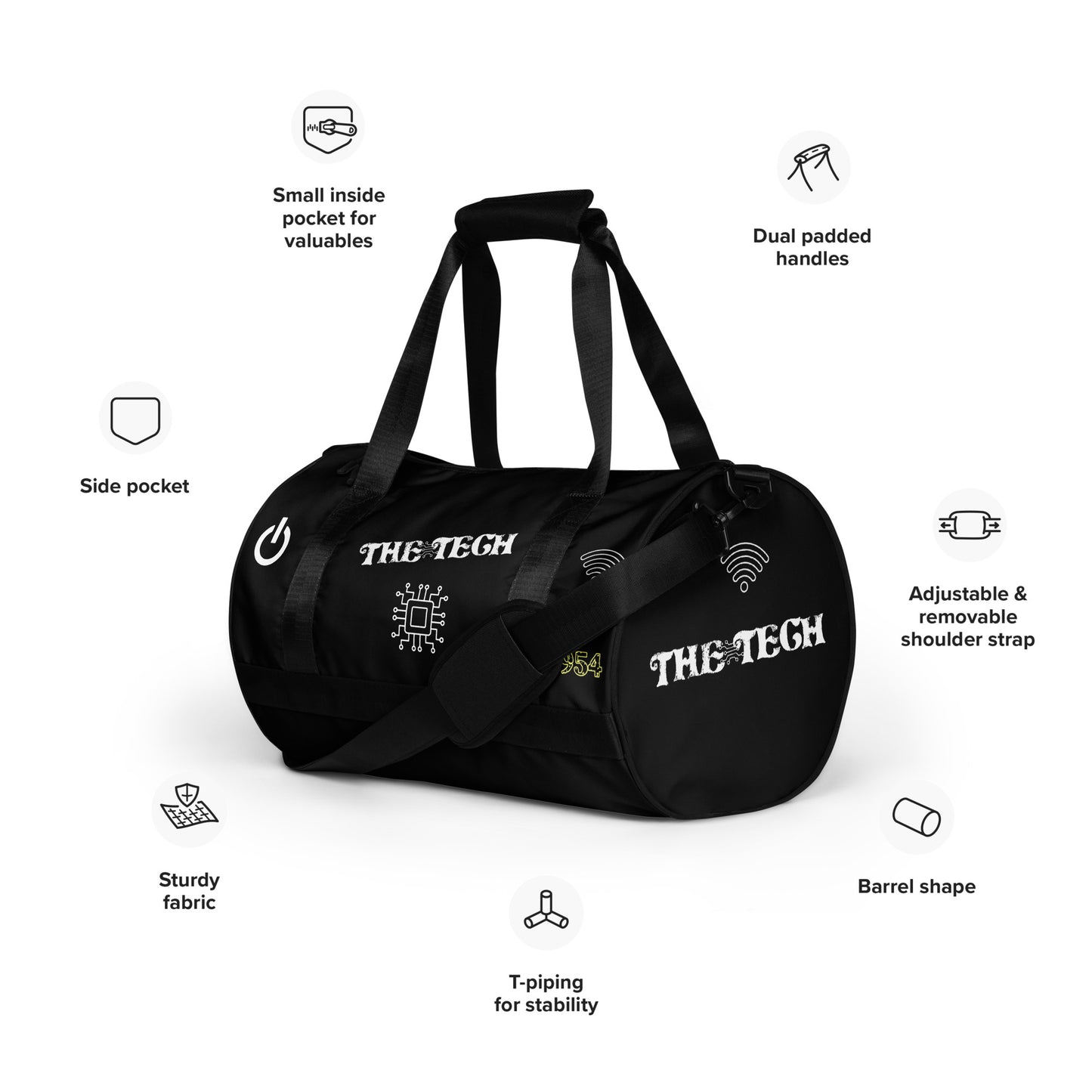 The Tech 954 Signature Black bag