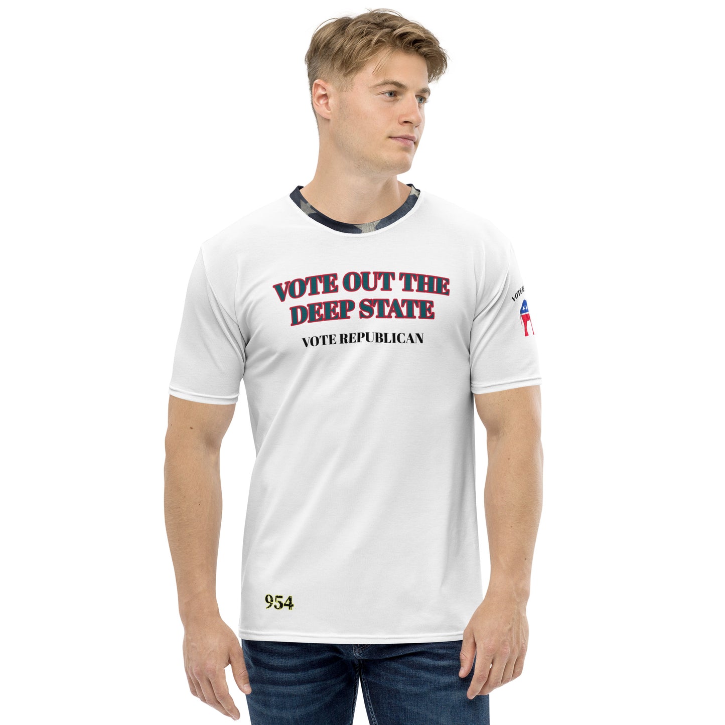 The Deep State 954 Signature Men's t-shirt