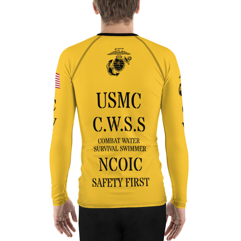 USMC CWSS NCOIC 954 Signature Men's Rash Guard