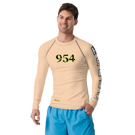 Sandy Beach 954 Signature Men's Rash Guard