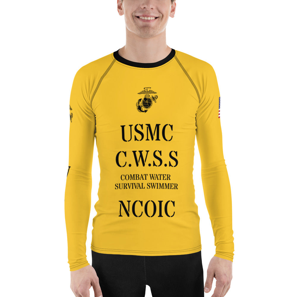 USMC CWSS NCOIC 954 Signature Men's Rash Guard