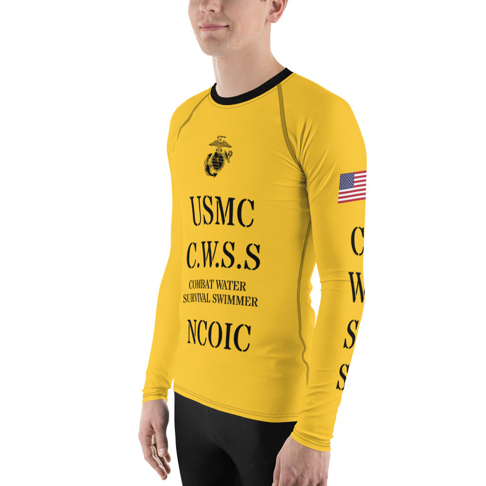 USMC CWSS NCOIC 954 Signature Men's Rash Guard