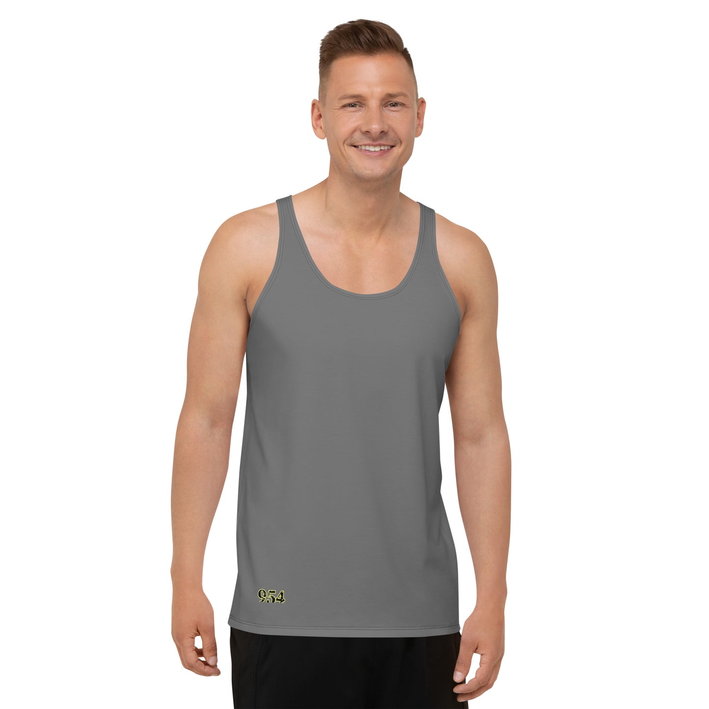 Grey 954 Signature Unisex Tank Top