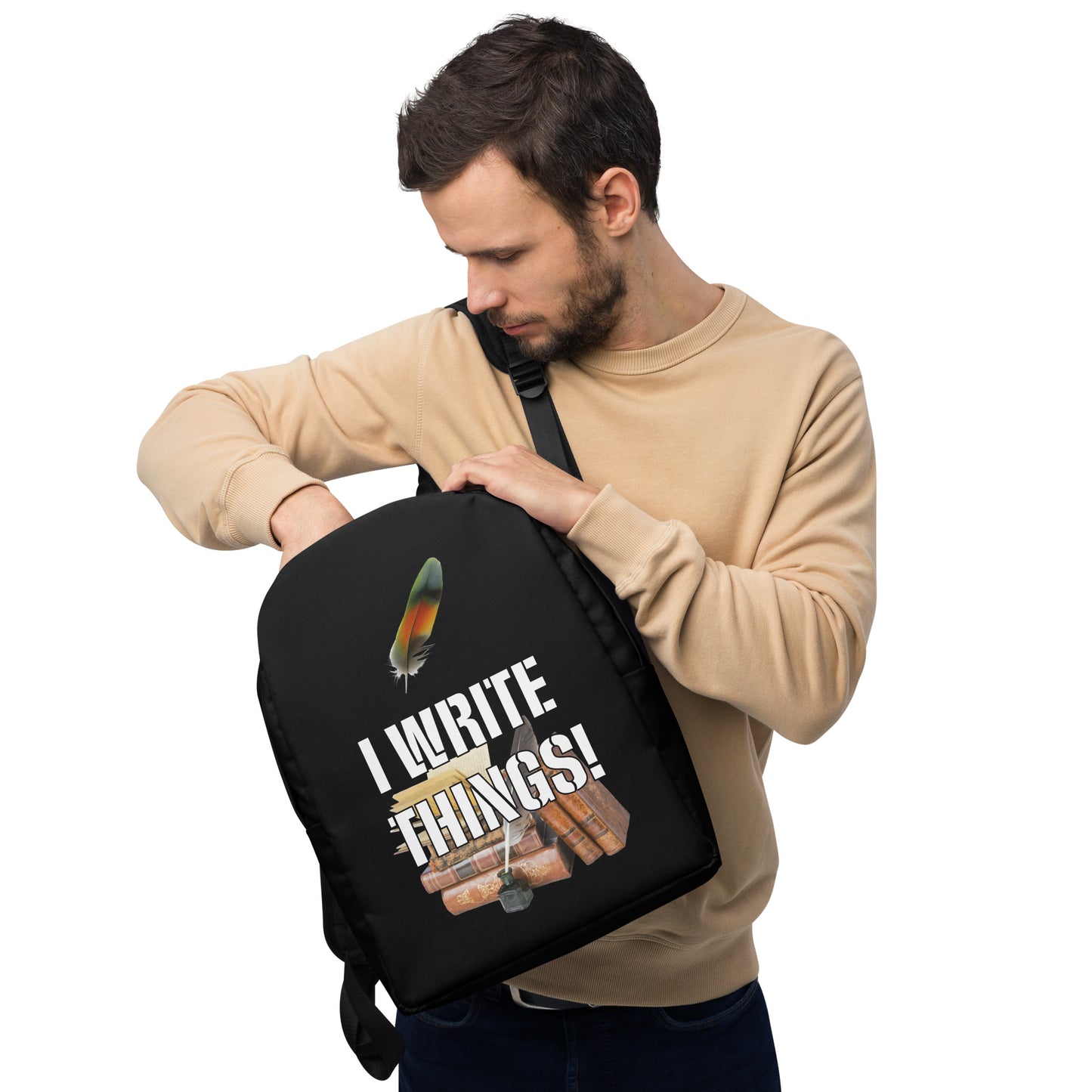 I Write Things 954 Minimalist Backpack