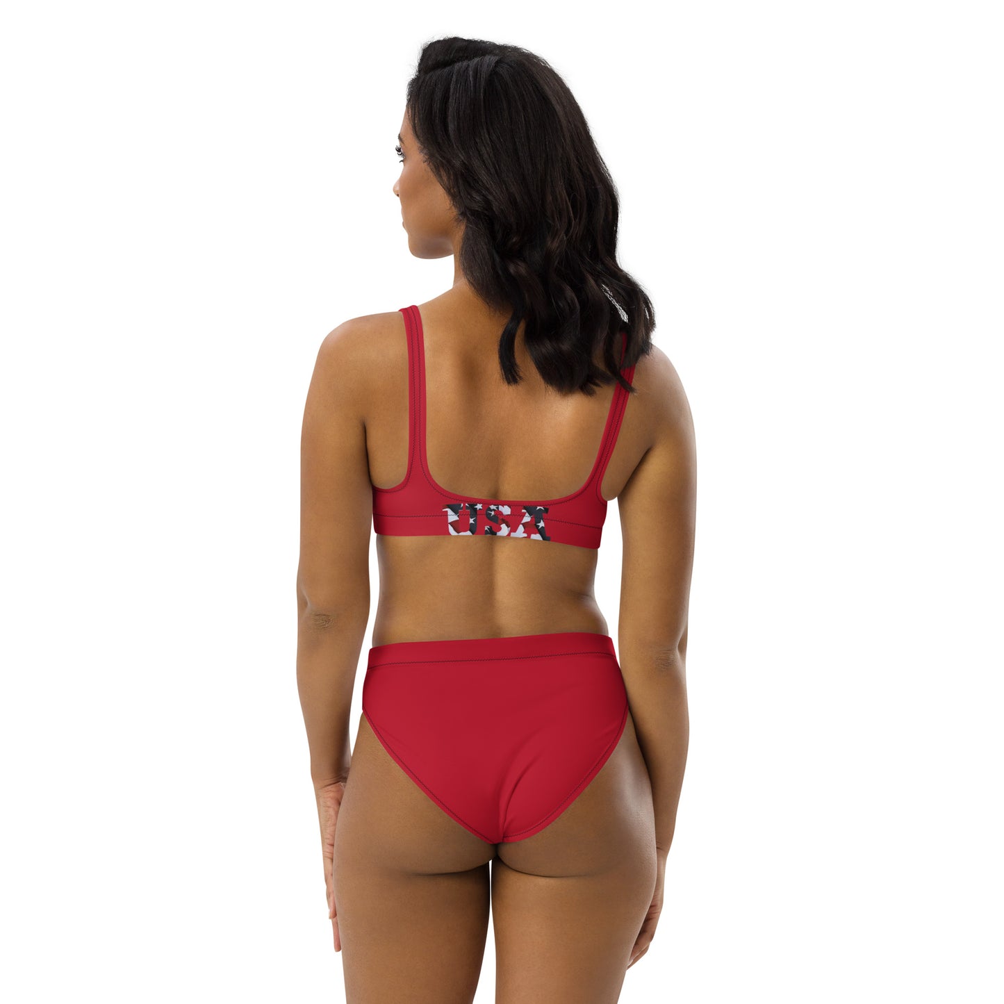 USA 954 Siganture high-waisted bikini