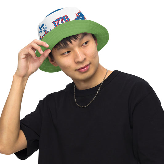 July 4th 954 Signature Reversible Green bucket hat