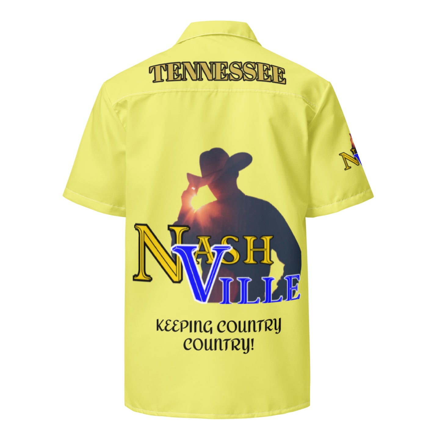 Nashville 954 Signature Unisex button shirt