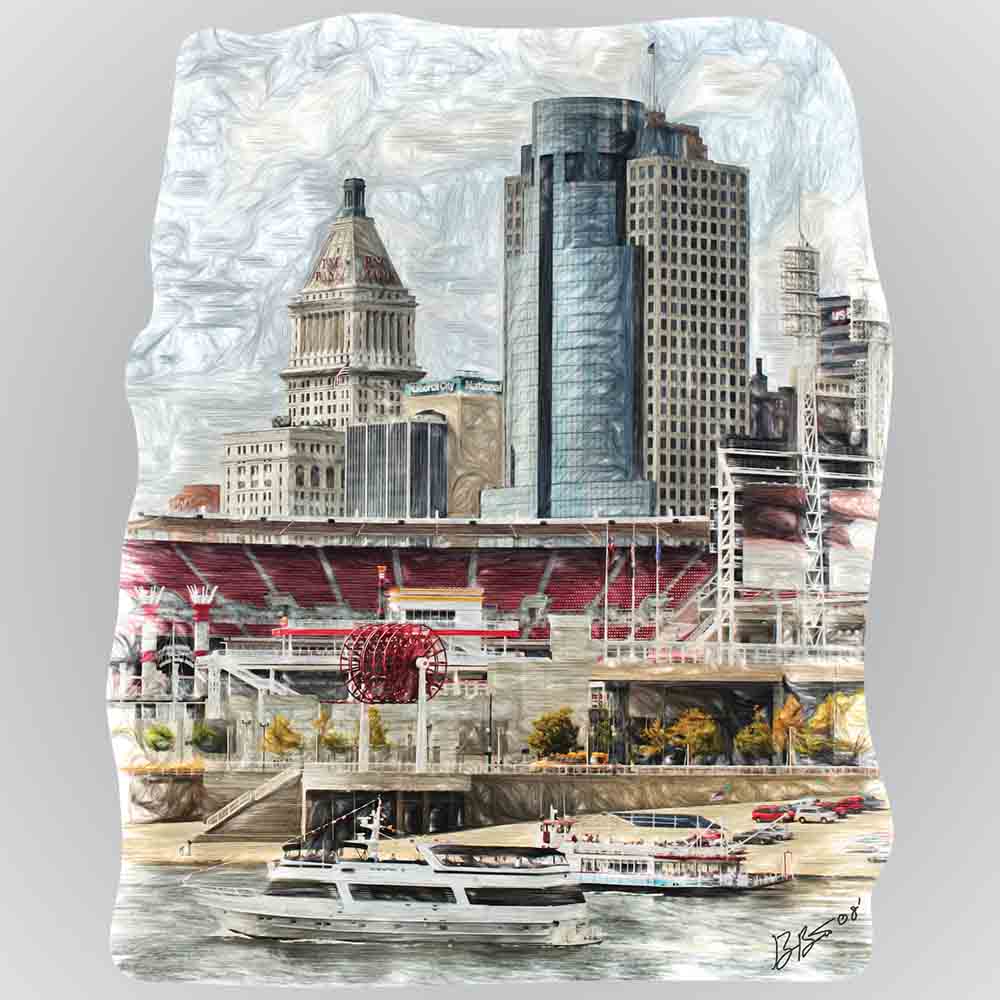 Batie Busy Cincy Wall Decal (4 Sizes Available)