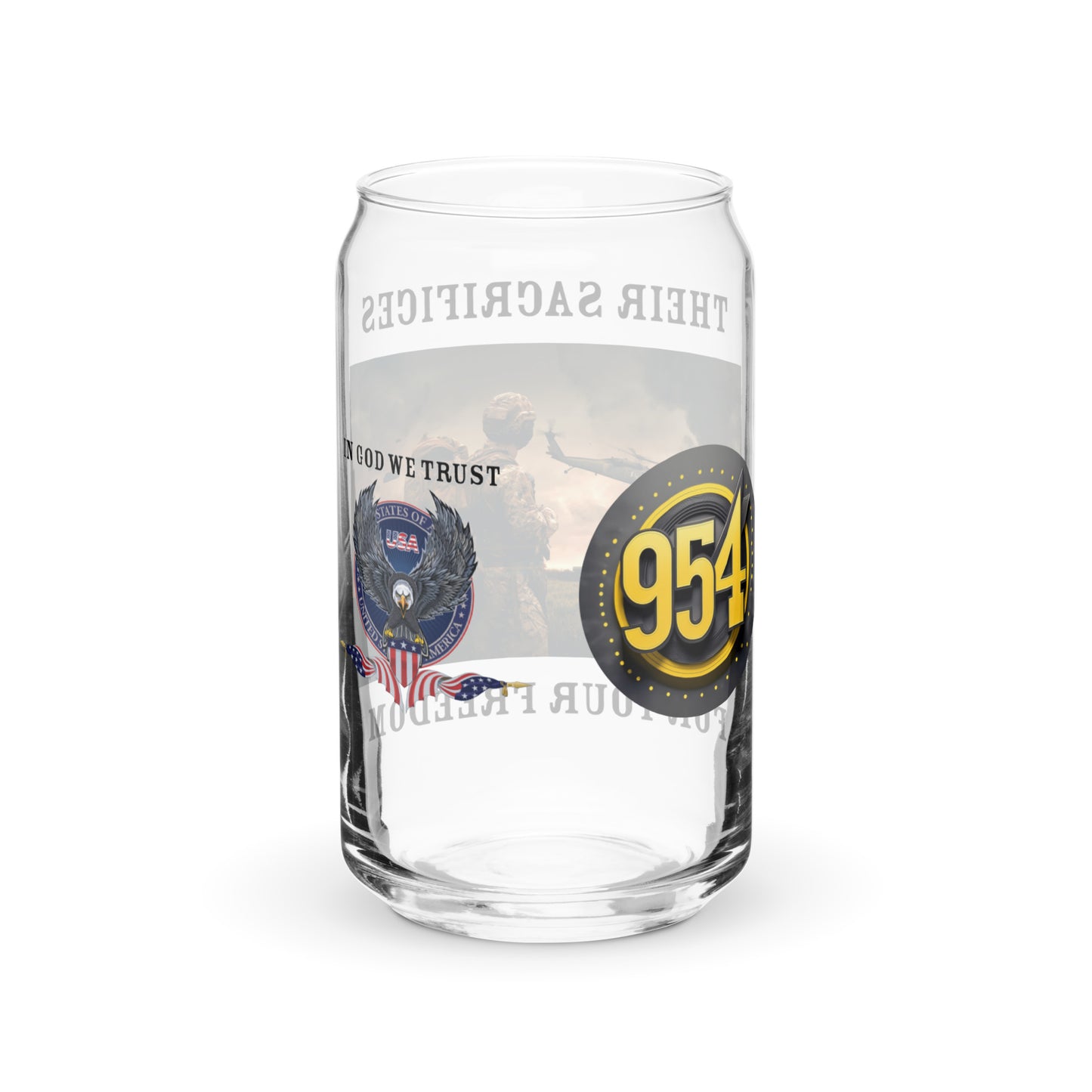 Freedom 954 Signature Can-shaped glass