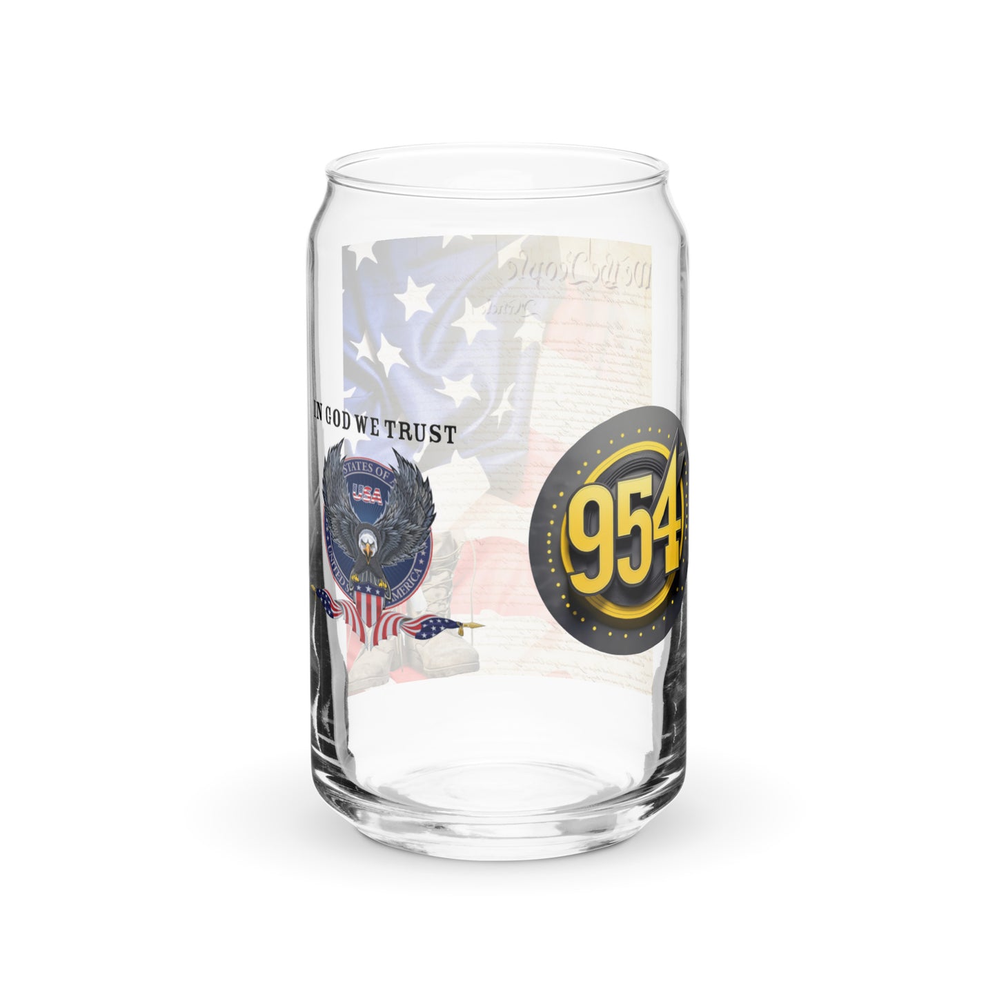 We The People 954 Signature Can-shaped glass