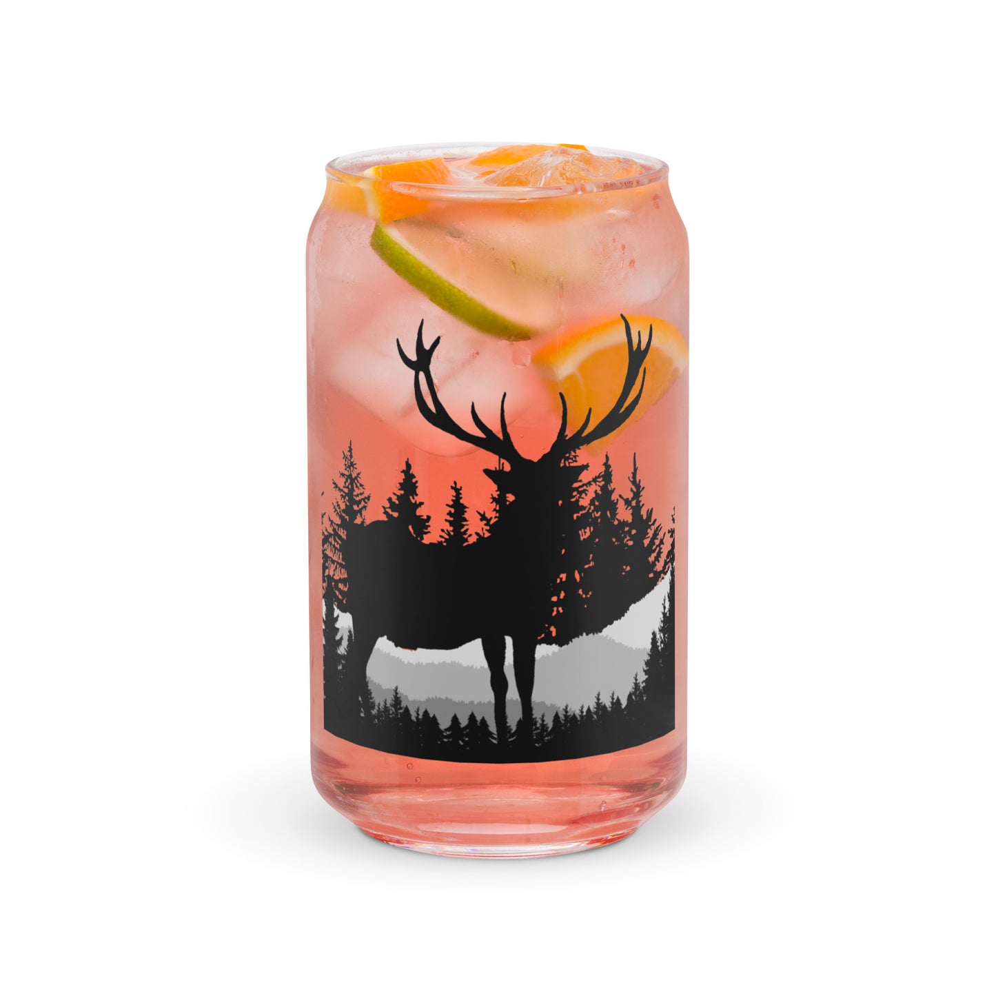 Deer 954 Siganture Can-shaped glass