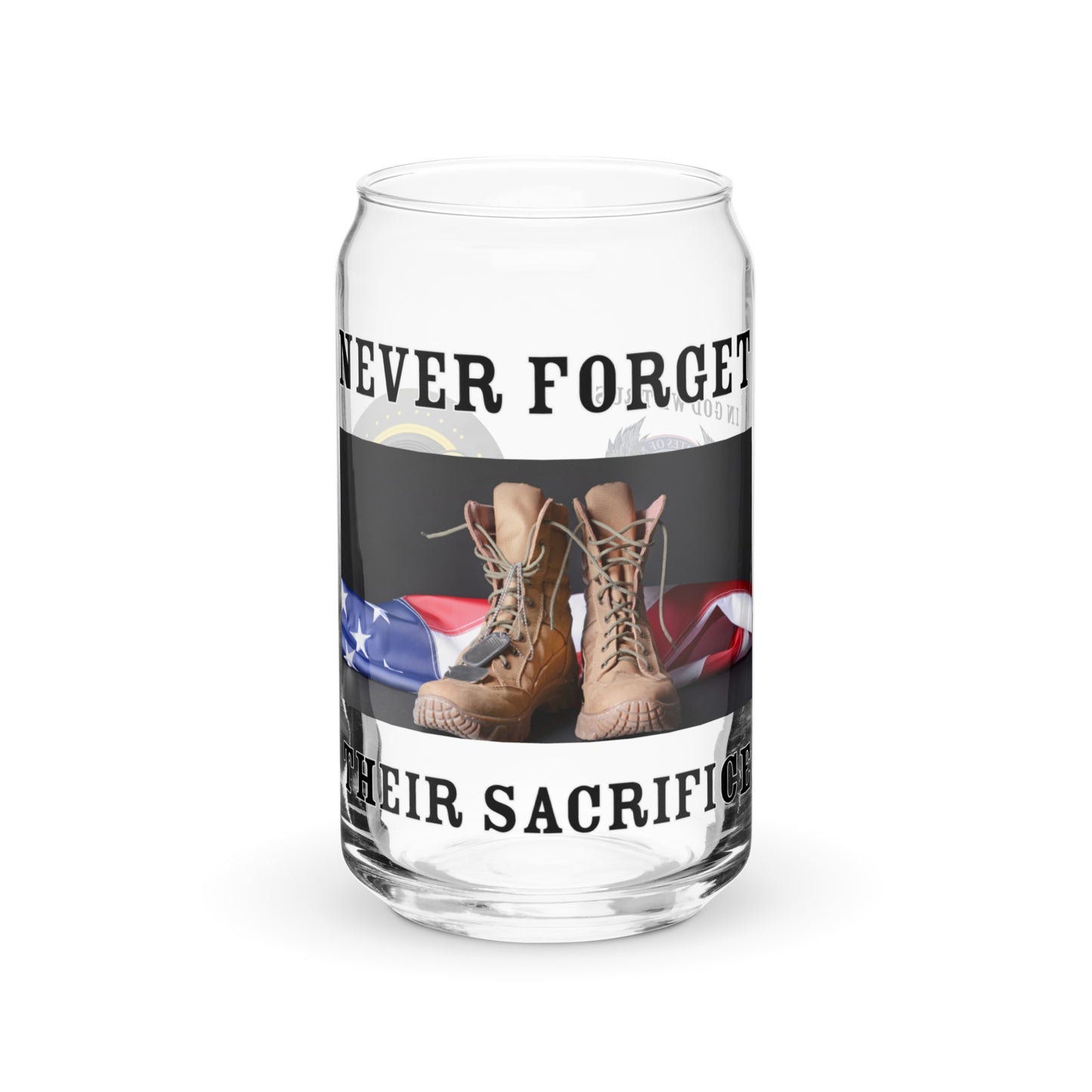 Sacrifices 954 SIgnature Can-shaped glass