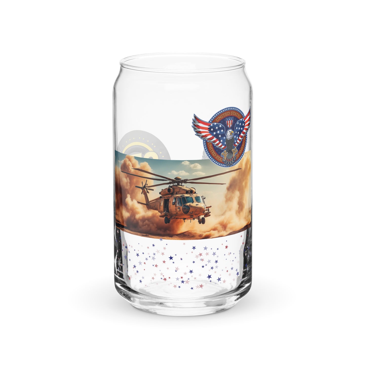 HELO #2 954 Signature Can-shaped glass