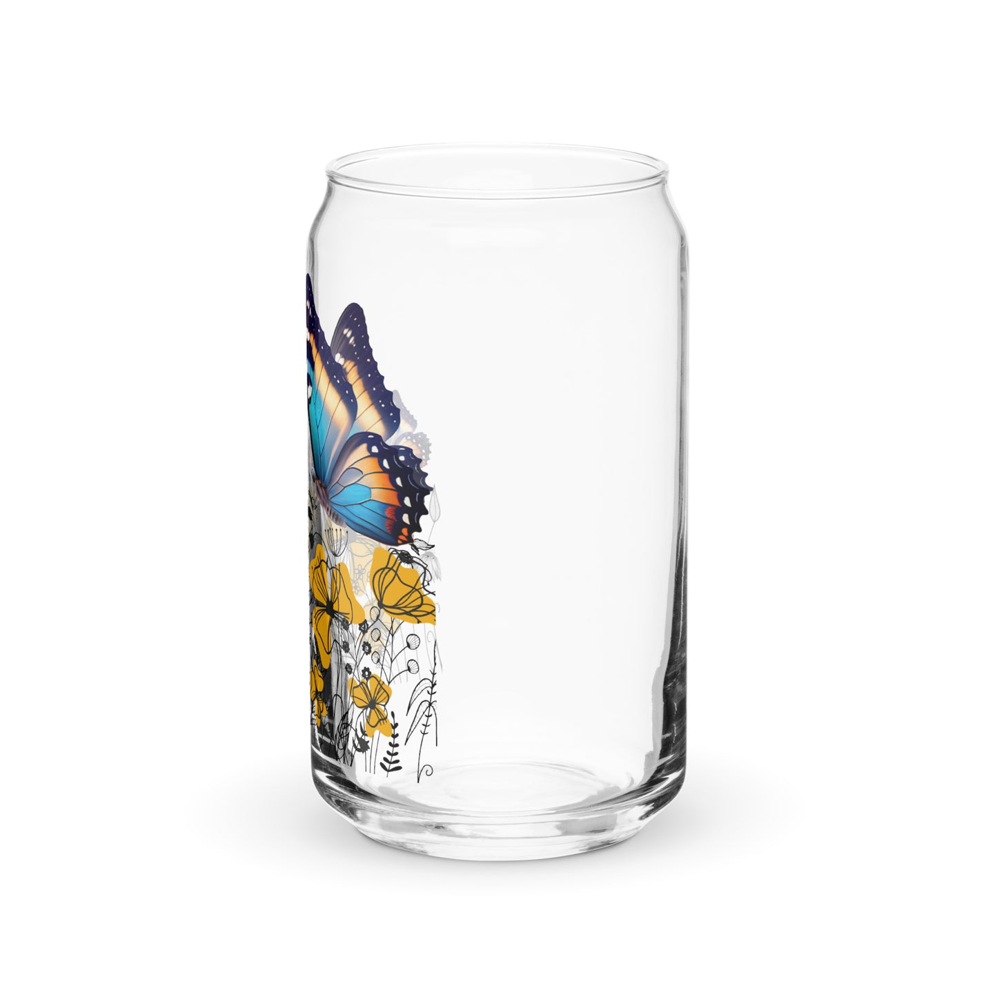 Butterflies 954 Signature Can-shaped glass