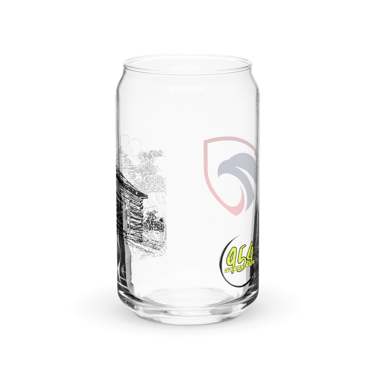 Cabin & Frog 954 Signature Can-shaped glass