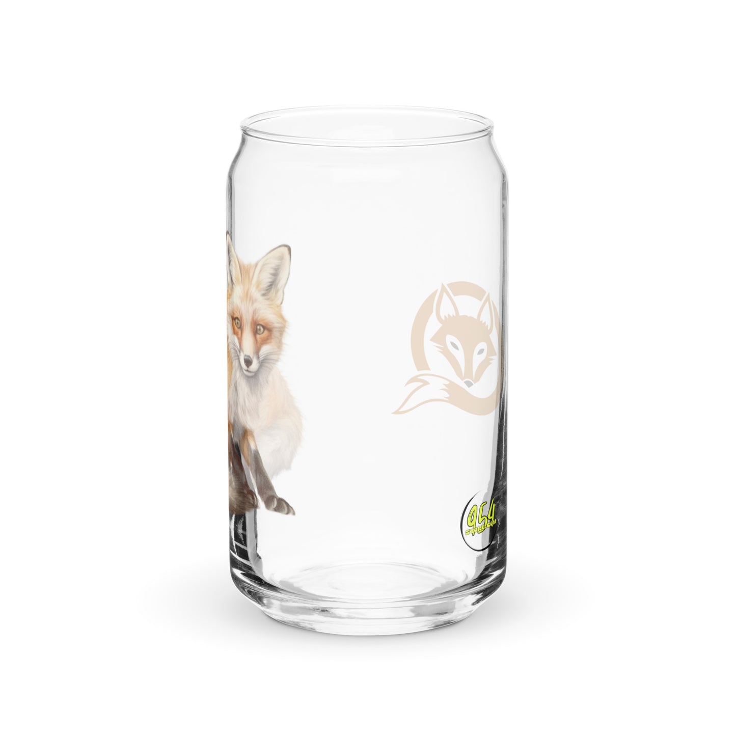 Red Fox 954 Siganture Can-shaped glass