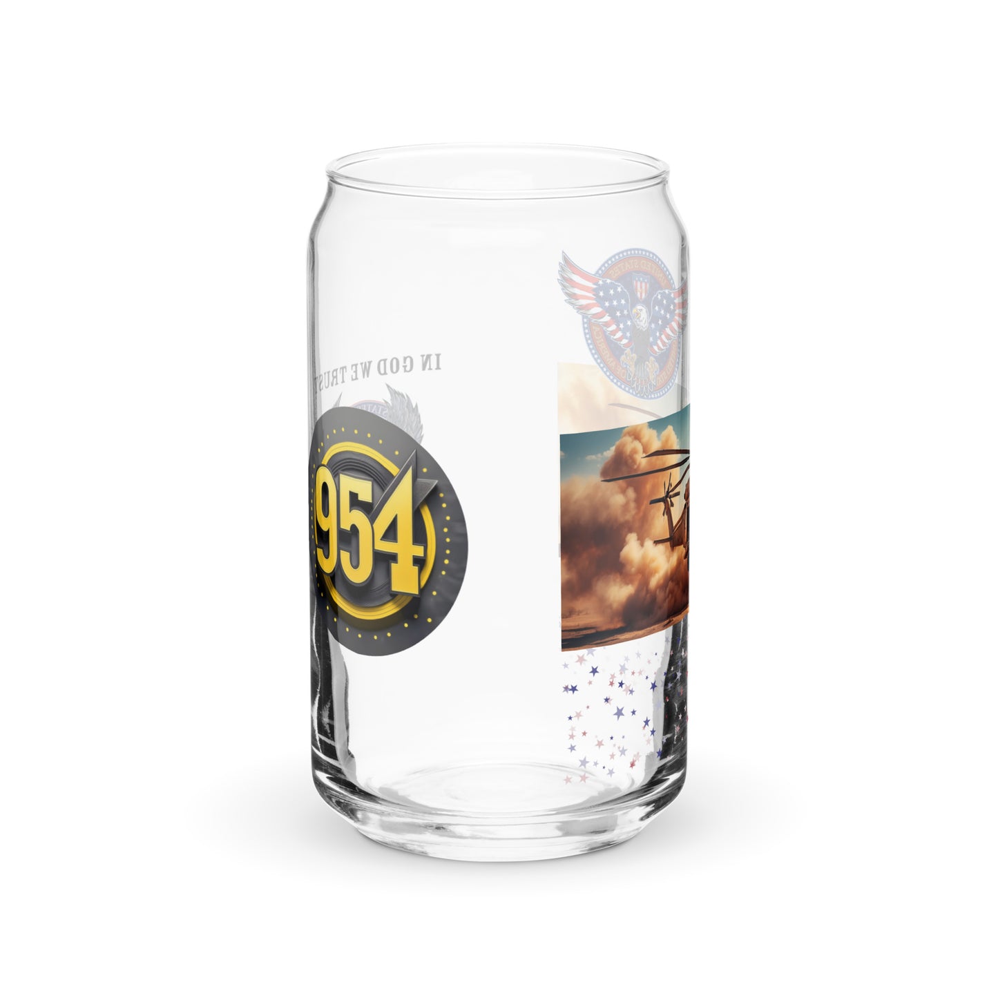 HELO #2 954 Signature Can-shaped glass