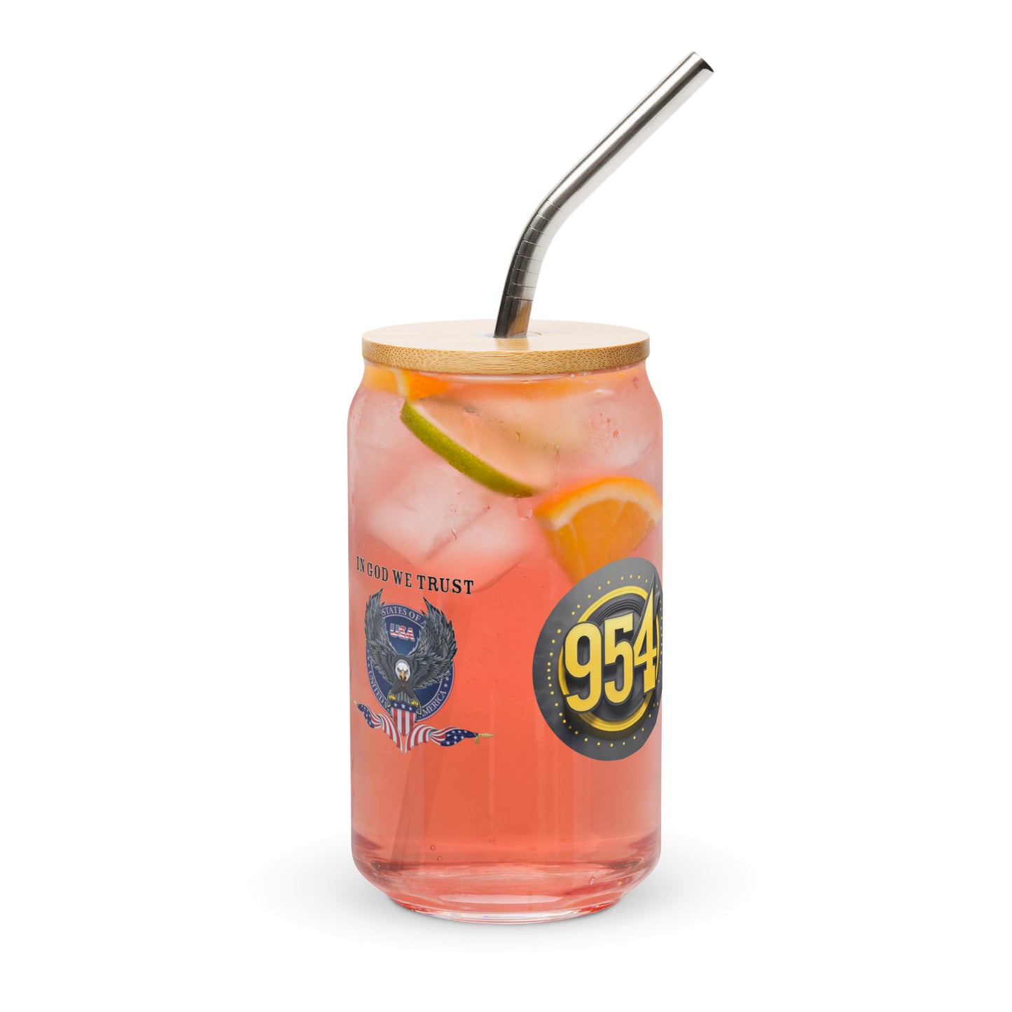 HELO #1 954 Signature Can-shaped glass