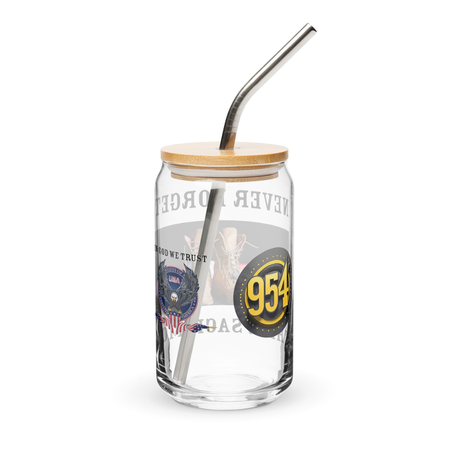 Sacrifices 954 SIgnature Can-shaped glass