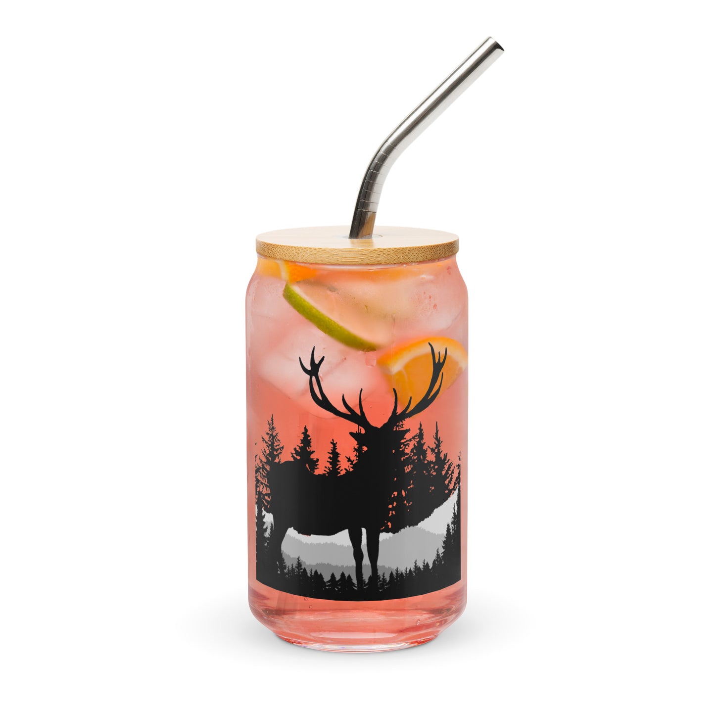 Deer 954 Siganture Can-shaped glass