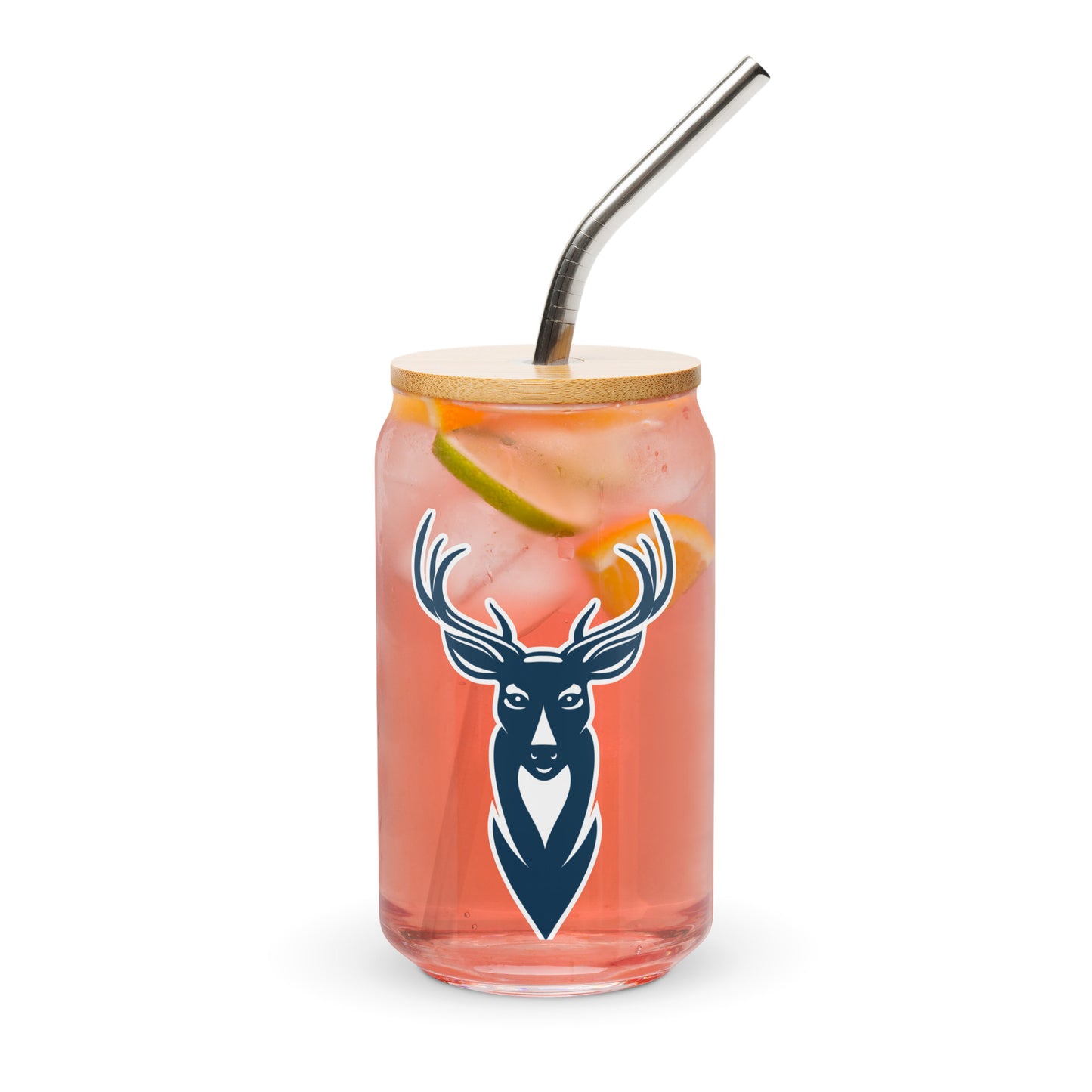 Deer Head 954 Signature Can-shaped glass