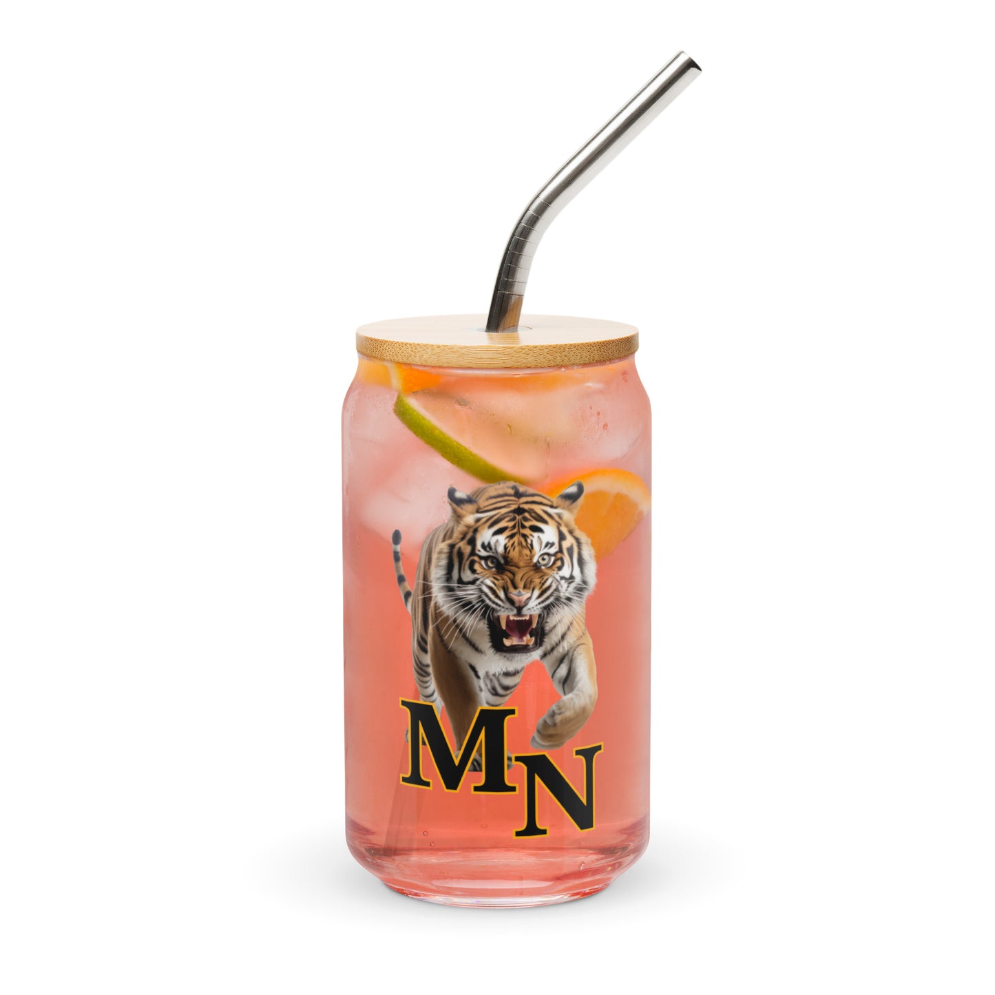 Tiger #2 954 Signature Can-shaped glass