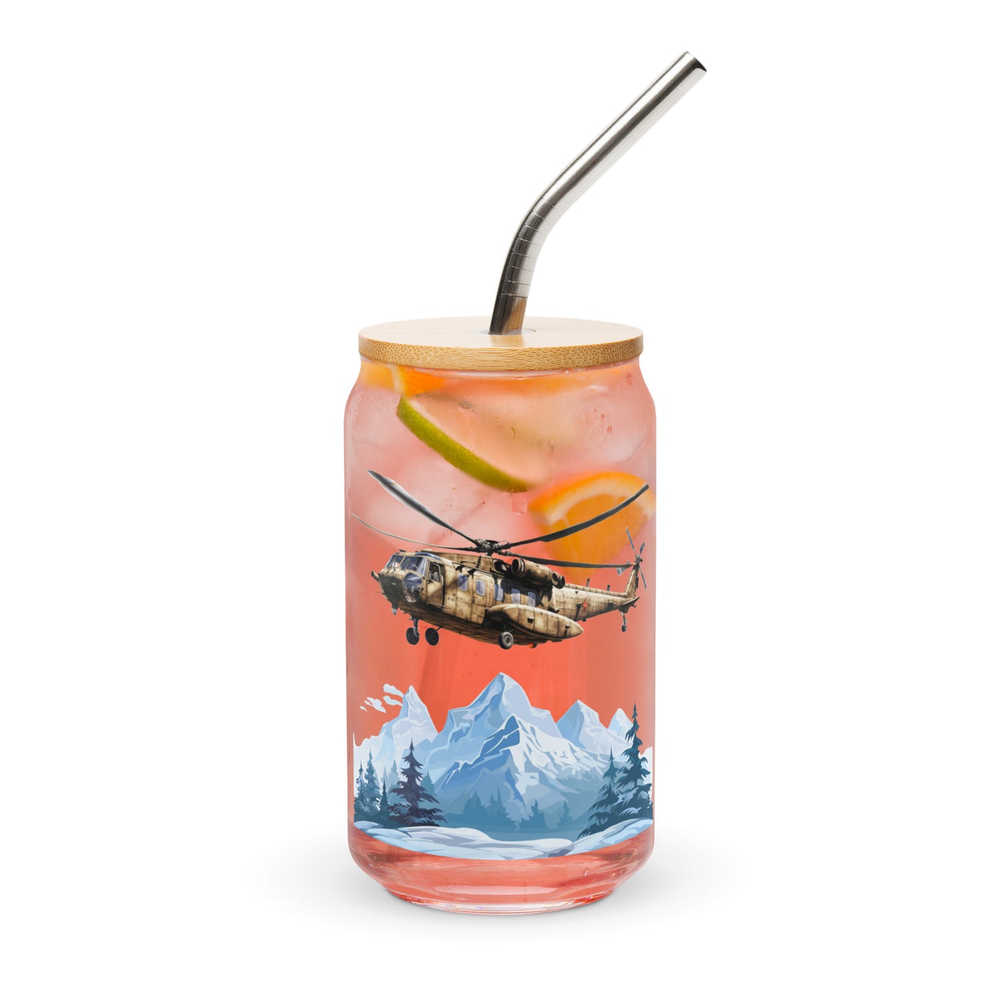 HELO #1 954 Signature Can-shaped glass